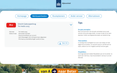 Wegwerkzaamheden A12